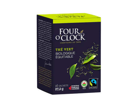 Four o clock - classic org. fairtrade green tea - 16 teabags Hot on Sale