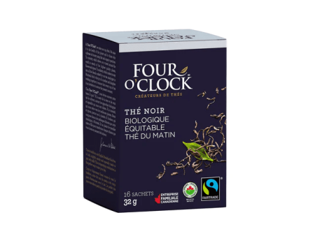 Four o clock - english breakfast org. fairtrade black tea - 16 teabags on Sale