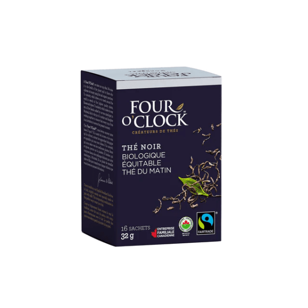 Four o clock - english breakfast org. fairtrade black tea - 16 teabags on Sale