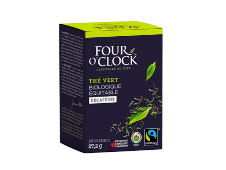 Four o clock -  decaffeinated organic green tea - 16 teabags Sale