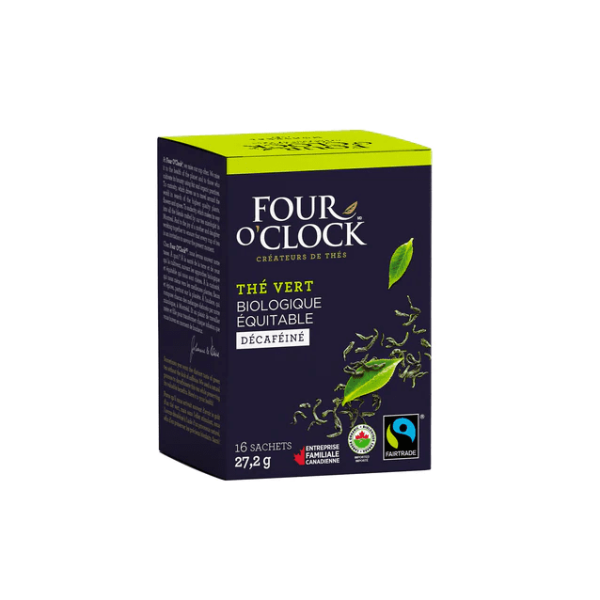 Four o clock -  decaffeinated organic green tea - 16 teabags Sale