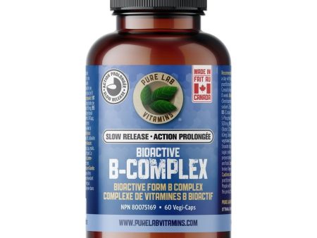 Pure lab - bioactive b-complex slow release - 120 vcaps Online Hot Sale