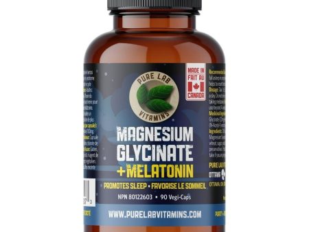 Pure lab - magnesium glycinate + melatonin 90s Online now