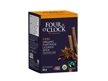 Four o clock - licorice spice org. fairtrade herbal tea - 16 teabags Hot on Sale