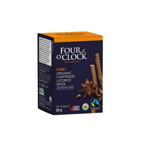 Four o clock - licorice spice org. fairtrade herbal tea - 16 teabags Hot on Sale