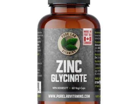 Pure lab - zinc glycinate - 60 vcaps Discount