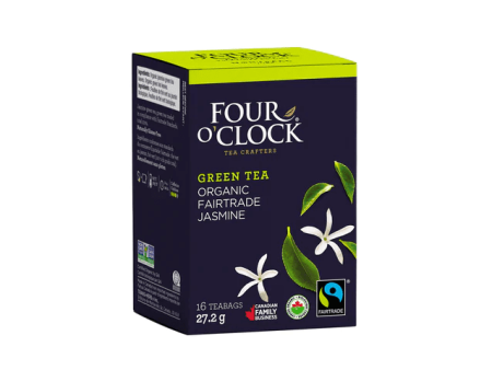 Four o clock - jasmine org. fairtrade green tea - 16 tea bags Hot on Sale