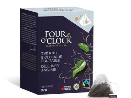 Four o clock - english breakfast org. fairtrade black tea - 20 teabags For Cheap