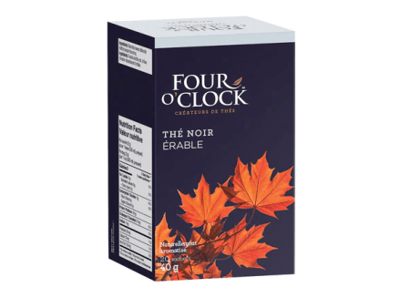 Four o clock - maple black tea  - 20 tea bags Online now