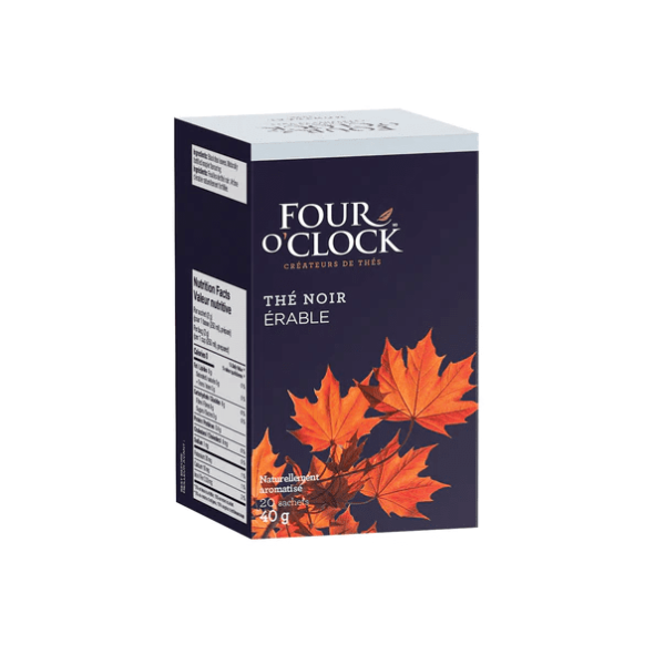 Four o clock - maple black tea  - 20 tea bags Online now