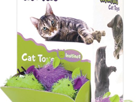 Ourpets Company - Go Cat Go Mini Hairy Mouse Bulk Display For Sale