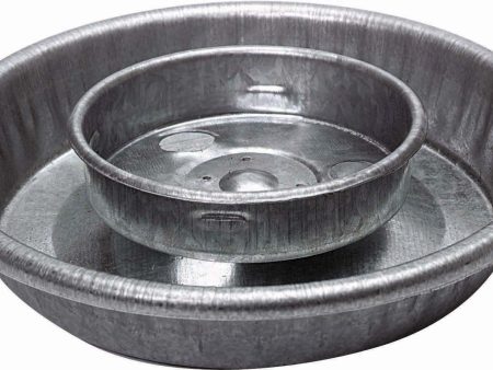 Miller Mfg Co Inc       P - Little Giant Galvanized Mason Jar Waterer Base Hot on Sale