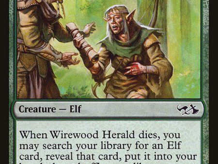 Wirewood Herald (Elves vs. Goblins) [Duel Decks Anthology] Online