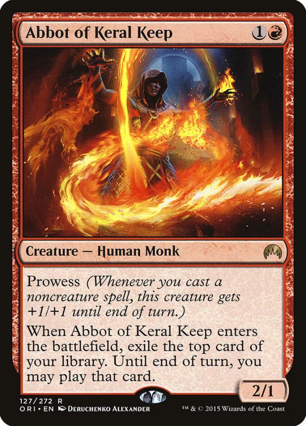 Abbot of Keral Keep [Magic Origins] on Sale